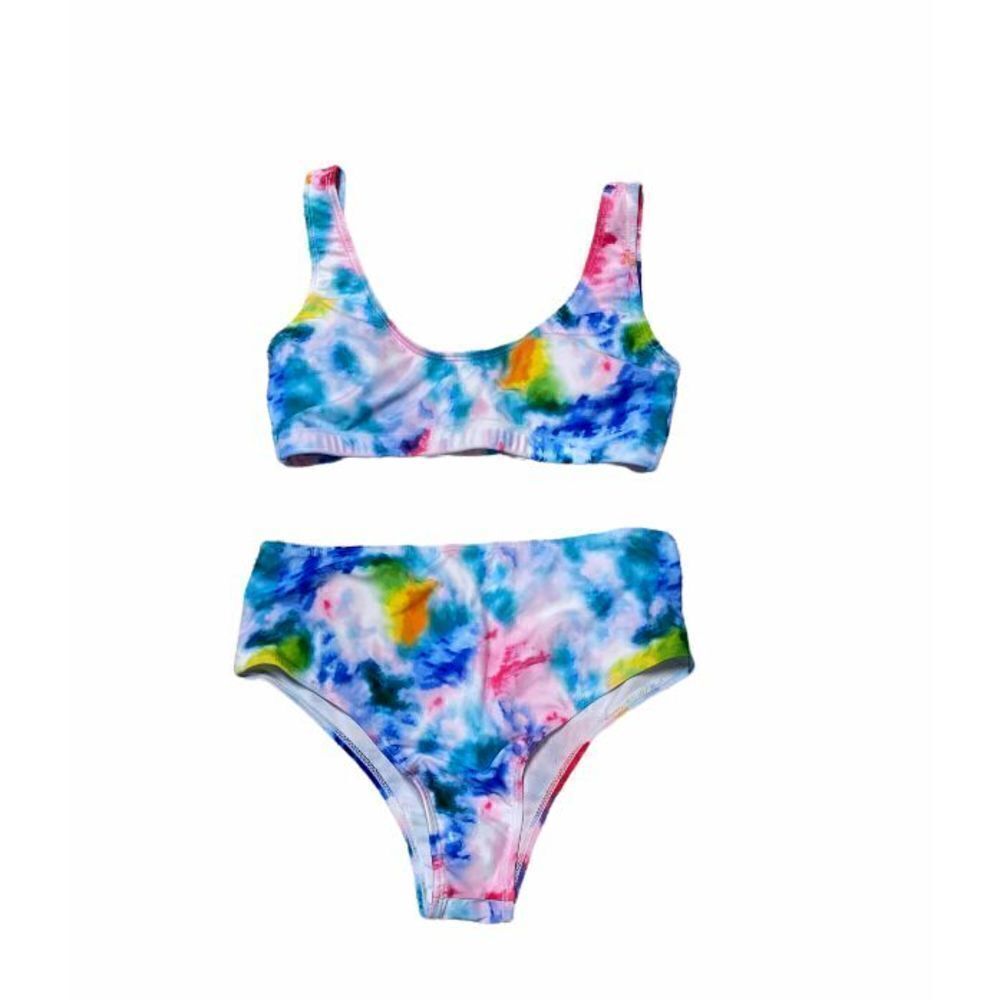 Bombshell Tie Dye Bikini Swimwear Size Medium NWOT